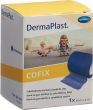 Produktbild von Dermaplast Cofix Gazebinde 6cmx4m Blau
