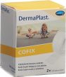 Produktbild von Dermaplast Cofix Gazebinde 2.5cmx4m Weiss 2 Stück