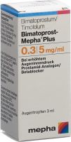 Immagine del prodotto Bimatoprost Mepha Plus Augentropfen Flasche 3ml