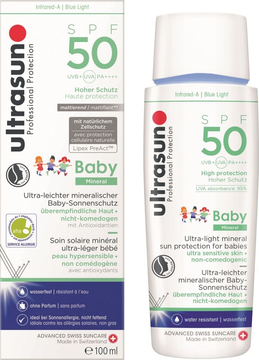 Ultrasun Baby Mineralischer Sonnenschutz SPF 50 Tube 100ml In Der Adler