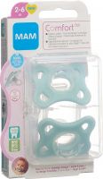 Produktbild von Mam Comfort Nuggi Sili 2-6m 2 Stück