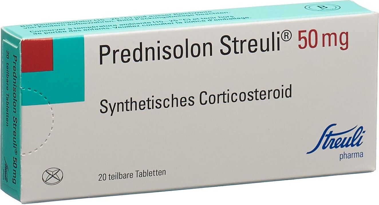 Prednisolon Streuli Tabletten 50mg 20 Stück in der Adler Apotheke