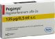 Produktbild von Pegasys Injektionslösung 135mcg/0.5ml 4 Fertigspritzen 0.5ml