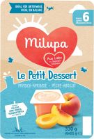 Produktbild von Milupa Le Petit Dessert Pfirsich Aprikose ab dem 6. Monat 6x 55g