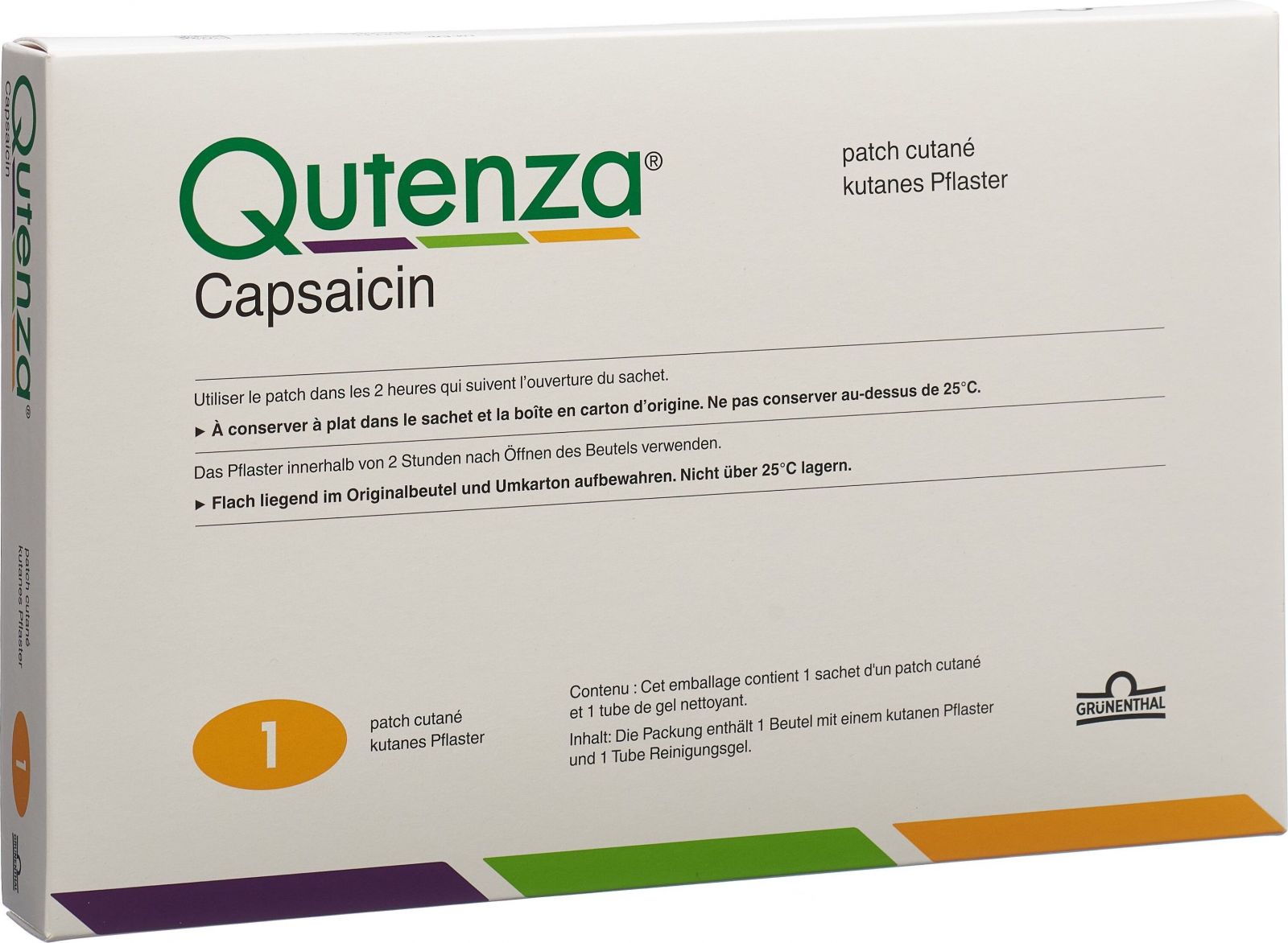 Qutenza Pfl 8 Capsaicin in der Adler Apotheke