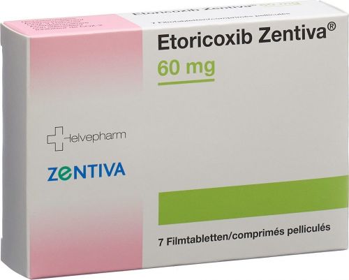 Etoricoxib Zentiva Filmtabletten 60mg 7 Stück in der Adler Apotheke