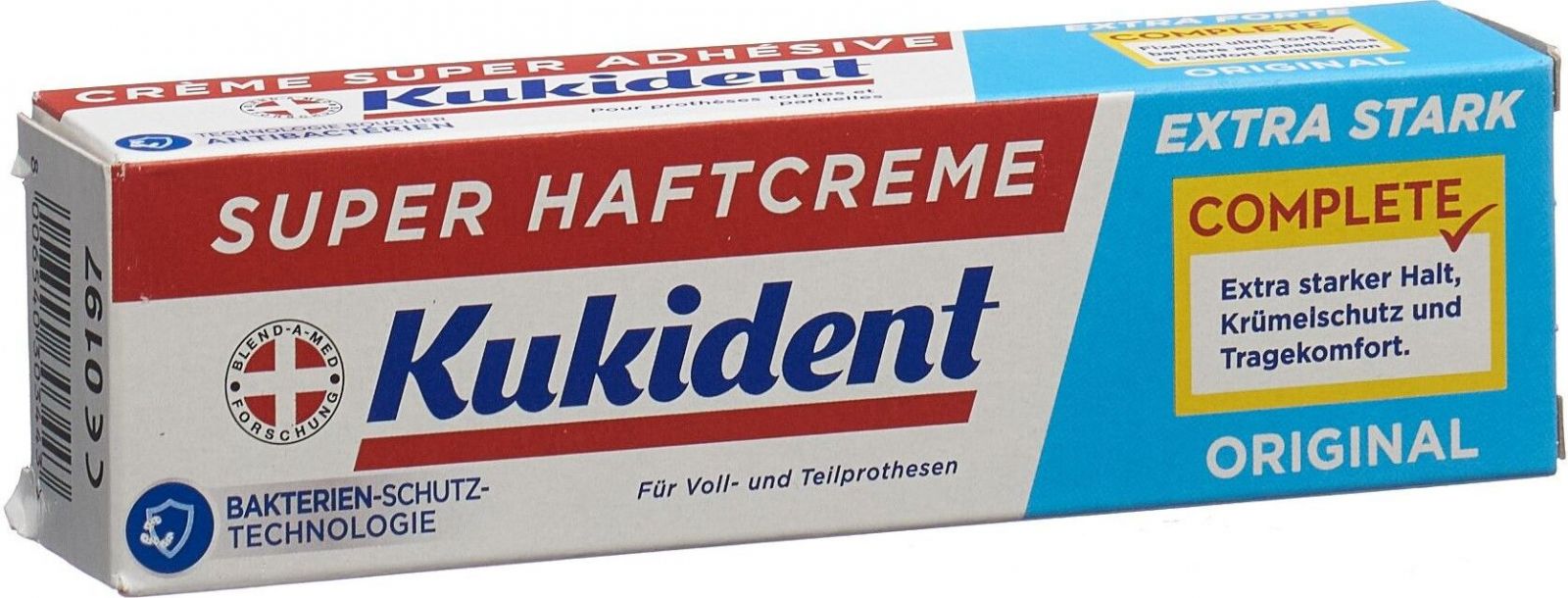 Kukident Haftcreme Extra Stark Original 47g in der Adler Apotheke
