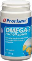 Produktbild von Provisan Omega 3 Fischoel Kapseln Dose 240 Stück