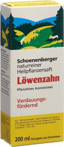 Produktbild von Schönenberger Löwenzahn Saft 200ml