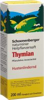 Produktbild von Schönenberger Thymian Saft 200ml