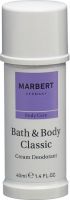 Image du produit Marbert B&b Classic Cream Deo 40ml