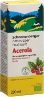 Produktbild von Schönenberger Acerola Natur Fruchtsaft Bio 200ml