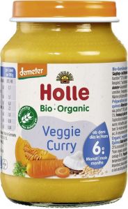 Image du produit Holle Verre au Curry Veggie du 6ème mois Bio 190g