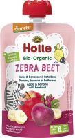 Produktbild von Holle Zebra Beet Pouchy Apfel Banane Rote Beete 100g