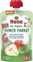 Produktbild von Holle Power Parrot Pouchy Birne Apfel Spinat 100g