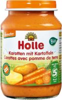 Image du produit Holle Carottes avec Pommes de terre du 4ème mois Bio 190g