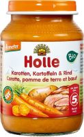 Produktbild von Holle Karotten, Kartoffel & Rind ab dem 4. Monat Bio 190g