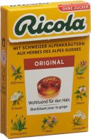 Produktbild von Ricola Original Bonbons Oz M Stevia Box 50g