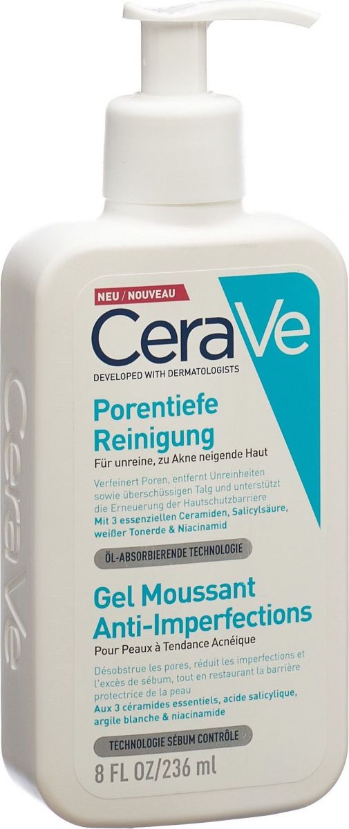 Cerave Porentiefe Reinigung Flasche 236ml In Der Adler Apotheke