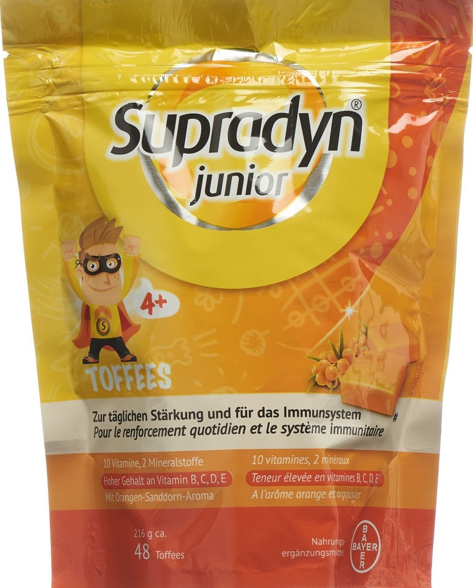 Supradyn Junior Toffees Beutel 48 Stück in der Adler Apotheke