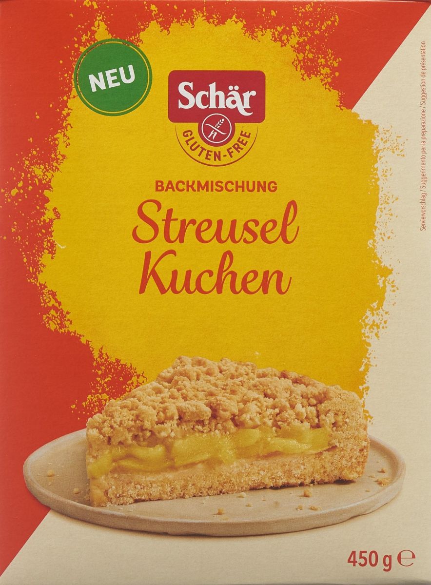Schär Backmischung Streuselkuchen Glutenfrei 450g in der Adler Apotheke