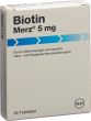 Produktbild von Biotin Merz Tabletten 5mg 25 Stück