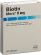 Produktbild von Biotin Merz Tabletten 5mg 100 Stück