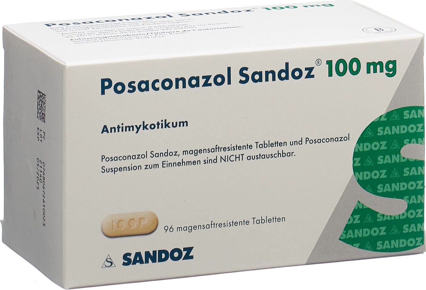 Posaconazol Sandoz Tabletten 100mg 96 Stück in der Adler Apotheke