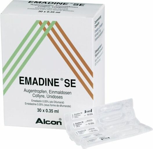 Emadine Se Augentropfen 30 Monodosen in der Adler Apotheke