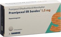 Image du produit Pramipexol ER Sandoz Retard Tabletten 1.5mg 30 Stück