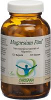 Produktbild von Chrisana Magnesium Fuenf Kapseln Dose 120 Stück