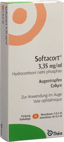 Softacort Augentropfen 3.35mg/ml 30 Monodosen 0.4ml in der Adler Apotheke