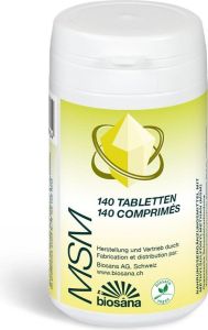 Produktbild von Biosana Msm Tabletten Dose 140 Stück