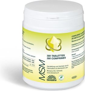 Produktbild von Biosana MSM Tabletten Dose 380 Stück