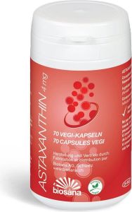 Produktbild von Biosana Astaxanthin Kapseln 4mg Dose 70 Stück