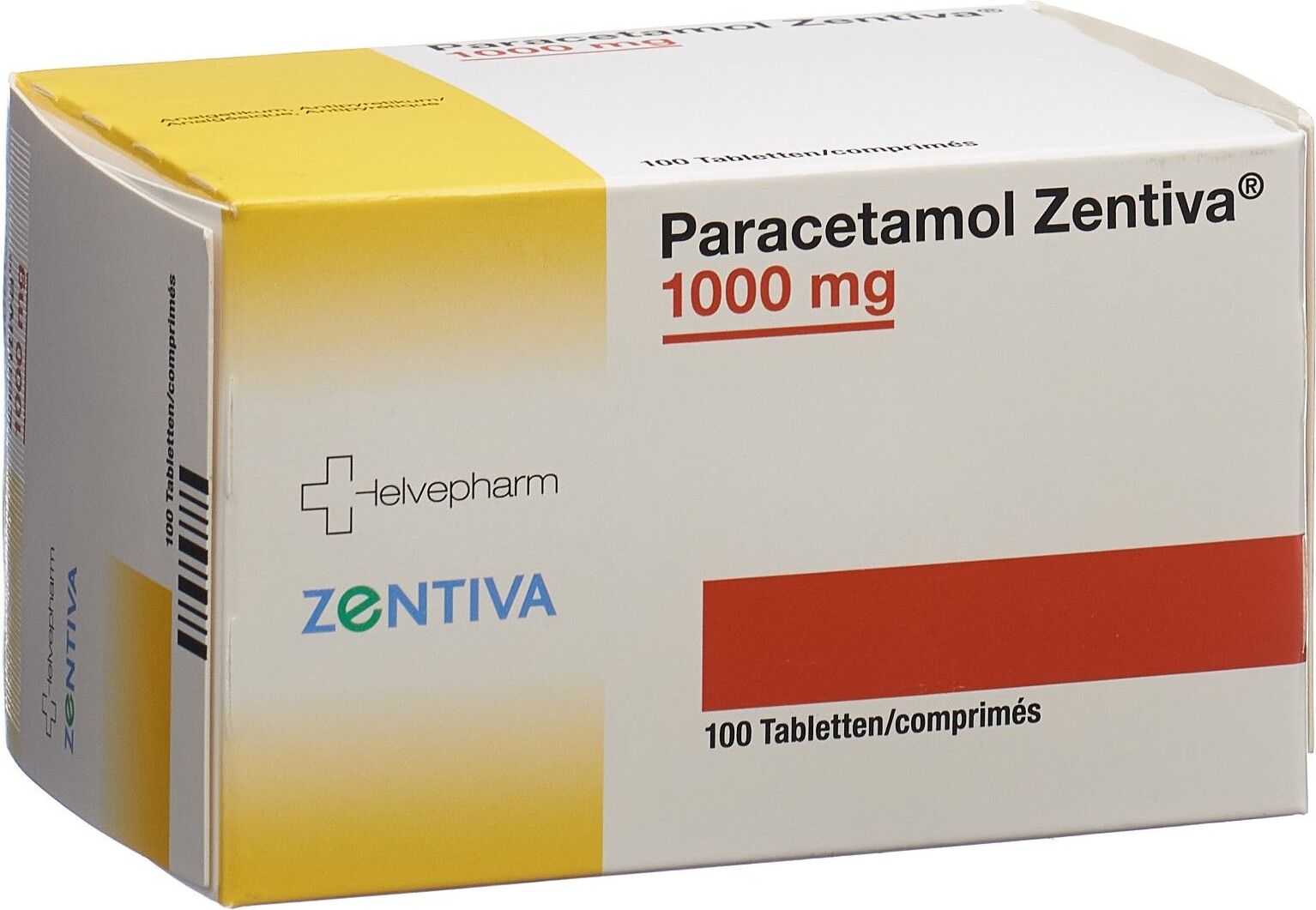Paracetamol Zentiva Tabletten 1000mg 100 Stück in der Adler Apotheke