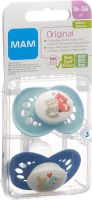 Produktbild von Mam Original Nuggi Silikon 16-36m Boy Neu