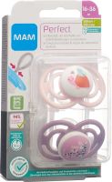 Produktbild von Mam Perfect Nuggi Silikon 16-36m Girl
