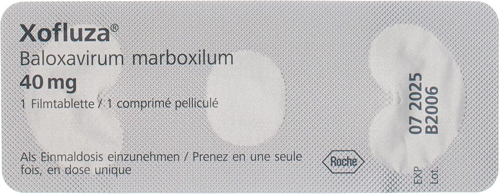 Xofluza Filmtabletten 40mg in der Adler Apotheke