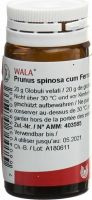 Produktbild von Wala Prunus Spinosa Ferm C Ferro Globuli D 3 Flasche 20g