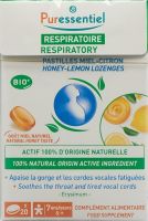 Produktbild von Puressentiel Lutschtabletten Atemwege Honig-Zitrone 20 Stück