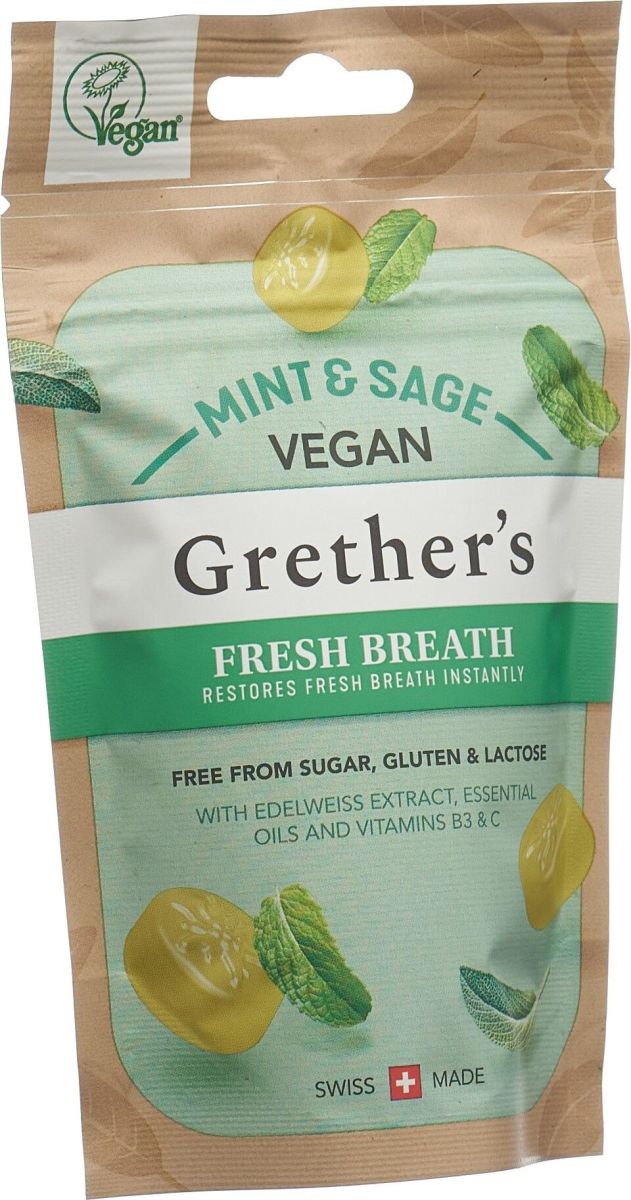 Grethers Fresh Breath Aronia Pastillen Vegan Beutel 45g in der Adler