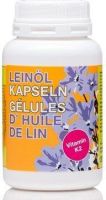 Produktbild von Phytomed Leinöl Bio 500mg+vitamin K2 Kapseln 400 Stück