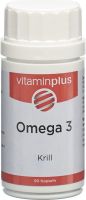 Produktbild von Vitaminplus Omega Krill Kapseln Dose 90 Stück