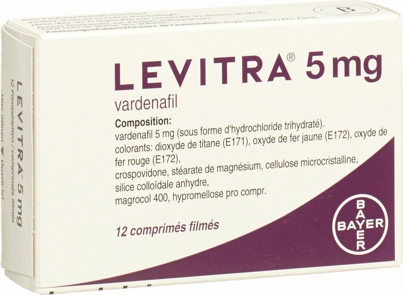 Levitra Filmtabletten 5mg 12 Stück in der Adler Apotheke