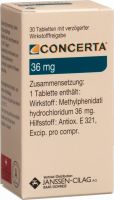 Produktbild von Concerta Tabletten 36mg 30 Stück