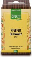 Produktbild von Brecht Pfeffer Schwarz Ganz Bio Ref Beutel 40g