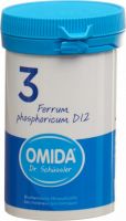 Produktbild von Omida Schüssler Nr. 3 Ferrum Phosphoricum Tabletten D12 100g