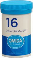 Produktbild von Omida Schüssler Nr. 16 Lithium Chloratum Tabletten D12 100g