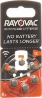 Produktbild von Rayovac Batterie Hörgeräte 1.4V V13 6 Stück